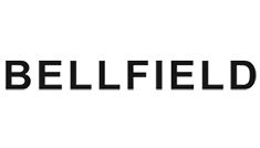 Black and White Bellfield Logo icon